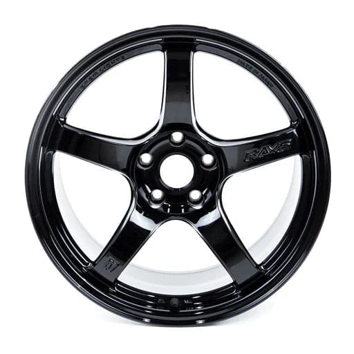 Gram Lights 57CR 19x10.5 +35 5x112 Glossy Black Wheel