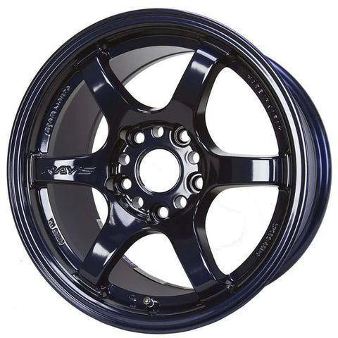 Gram Lights 57DR 15x8.0 +35 4X100 Mag Blue Wheel