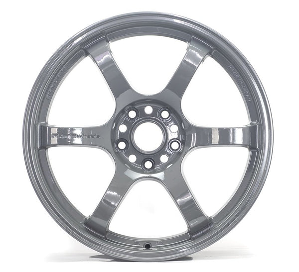 Gram Lights 57DR 18x9.5 +38 5x114.3 Glossy Gray Wheel