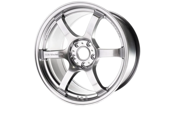 Gram Lights 57DR 18x9.5 +22 5x114.3 Grace Silver Wheel