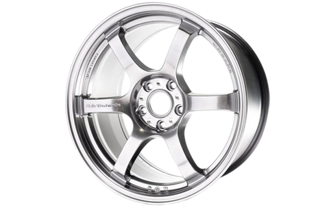 Gram Lights 57DR 18x9.5 +38 5x114.3 Grace Silver Wheel