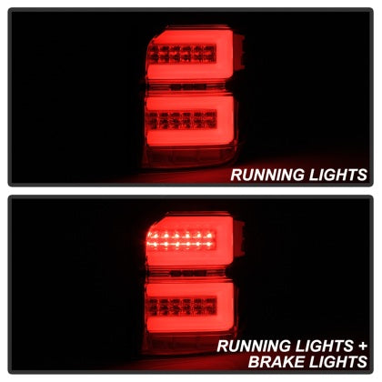 Spyder Toyota 4Runner 2010 - 2023 LED Tail Lights - Sequential Turn Signal - Chrome ALT-YD-T4R10-SEQ-C