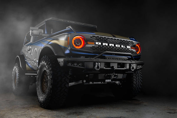 Oracle 2021+ Ford Bronco Oculus Bi-LED Projector Headlights - ColorSHIFT