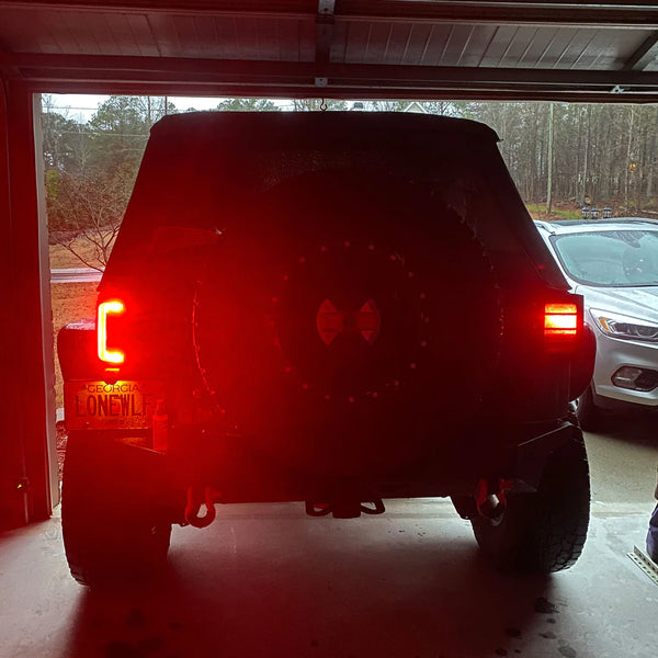 Oracle 2007 - 2017 Jeep Wrangler JK Flush Mount LED Tail Lights - Tinted