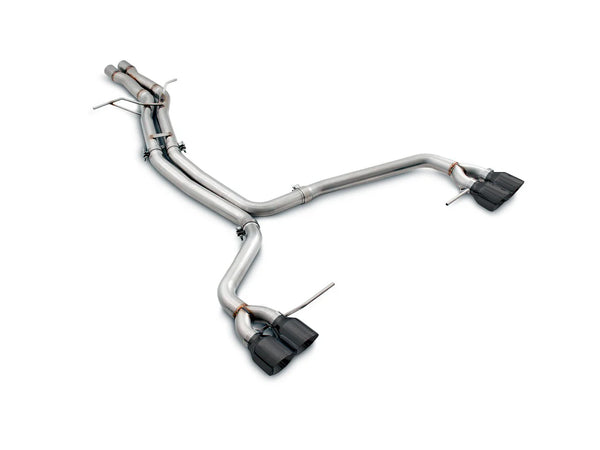 AWE Tuning 2015 - 2018 Porsche Macan Touring Edition Exhaust System - Diamond Black 102mm Tips