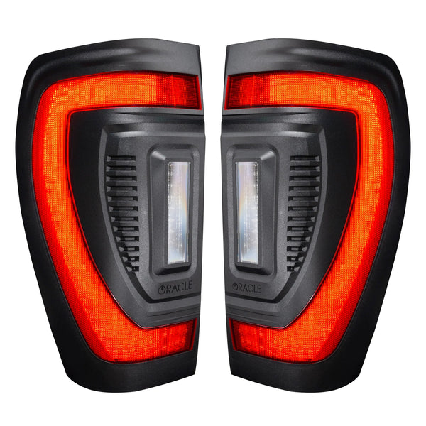 Oracle 2019 - 2026 GMC Sierra Black Series Flush Style LED Tail Lights - Factory Halogen