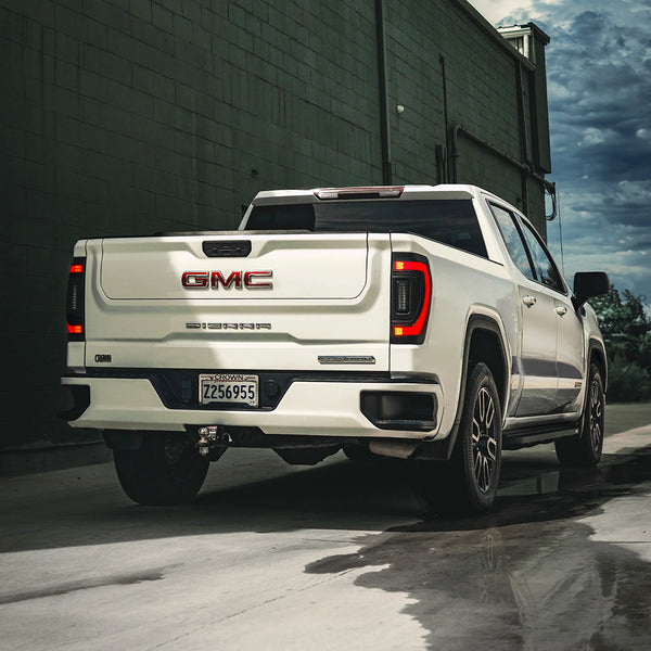 Oracle 2019 - 2026 GMC Sierra Black Series Flush Style LED Tail Lights - Factory Halogen