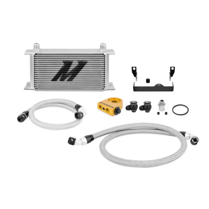 Mishimoto 2006 - 2007 Subaru WRX/ STi Thermostatic Oil Cooler Kit - Black / Silver