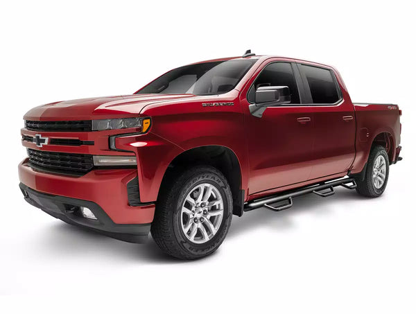 N-Fab Nerf Step 2001 - 2004 Toyota Tacoma Double Cab 5ft Bed - Tex. Black - W2W - 3in