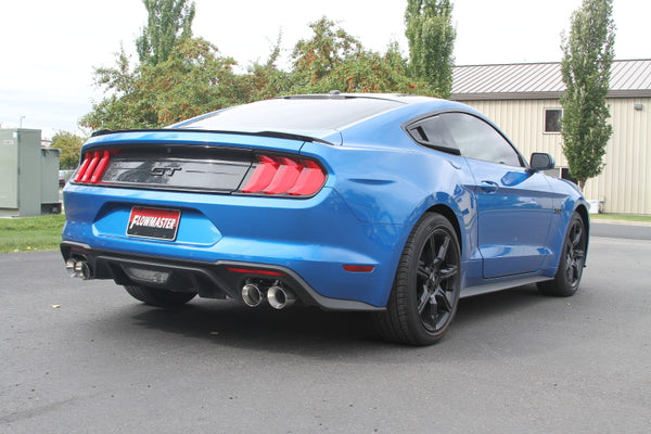 Flowmaster 2018-2023 Mustang GT 5.0L Outlaw Axle-Back Exhaust System - (Factory Active Performance Exhaust Valves)
