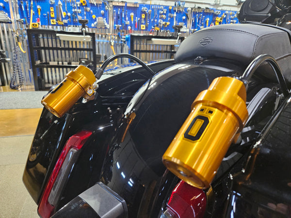 Ohlins 2014 - 2016 Harley Davidson FL Touring STX 36 Twin Blackline 13in Shocks 150lb- Max 500lb