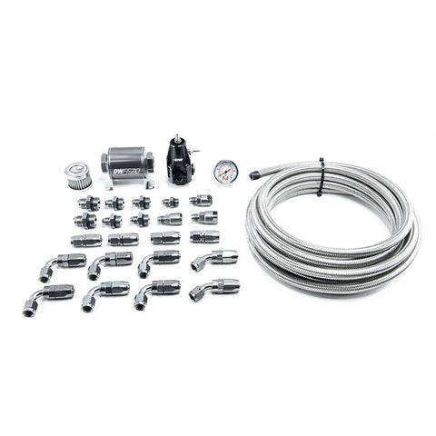 DeatschWerks 2001 - 2015 Honda Civic DW400 Pump Module Return Plumbing Kit w/CPE Fuel Lines