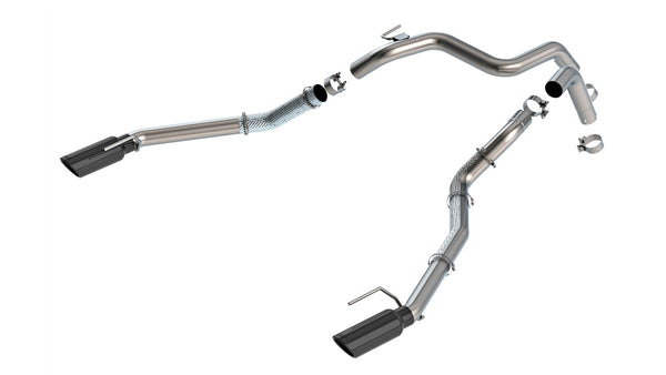 Borla 2024 + Ford Ranger Raptor 2.75in Tailpipe Kit 4in Tip - Brawler Ceramic Black