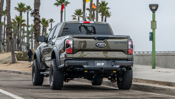 Borla 2024 + Ford Ranger Raptor 2.75in Tailpipe Kit 4in Tip - Brawler Ceramic Black