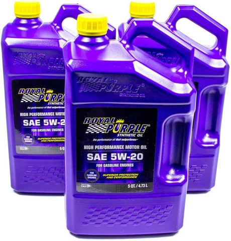 Royal Purple Premium Synthetic High Performance Multi-Grade 5W-20 Motor Oil - 5 Quart