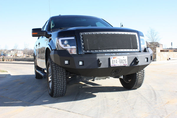 Road Armor 2009 - 2014 Ford F-150 Stealth Front Winch Bumper - Tex Blk