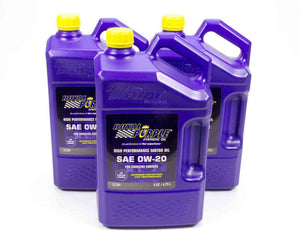 Royal Purple Premium Synthetic High Performance Multi-Grade 0W-20 Motor Oil - 5 Quart ( 3 Pack )