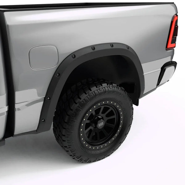 EGR 2019 + RAM 1500 Bolt-On Style Fender Flares - Set - Black Matte