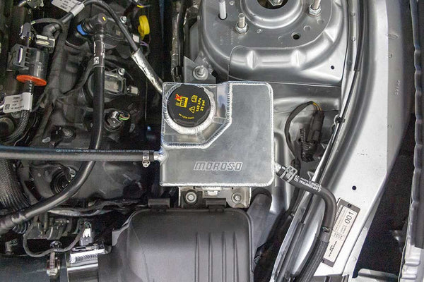 Moroso 2024+ Ford Mustang GT/Darkhorse/Ecoboost (S650) Coolant Expansion Tank