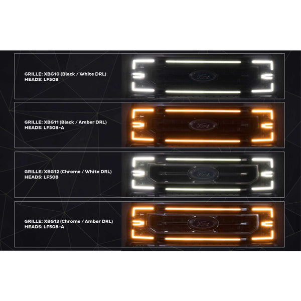 Morimoto Ford Super Duty ( 2020 - 2022 ) XBG LED DRL Grille