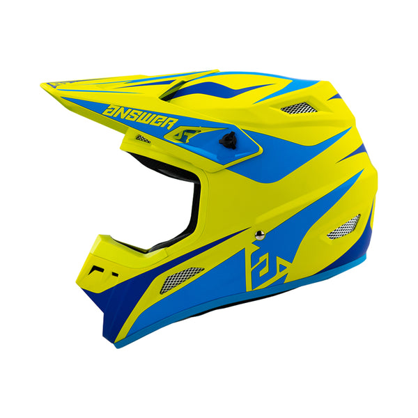 Answer 26 AR1 Mototown Helmet Matte Hyper Acid/Cyan/Dark