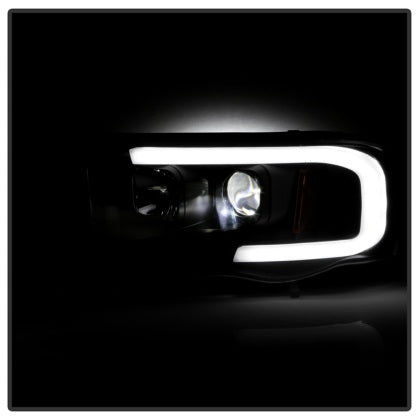Spyder Dodge Ram 1500 2002 - 2005 / Ram 2500/3500 2003 - 2005 High-Power LED Headlights - Black PRO-YD-DR02V2PL-BK