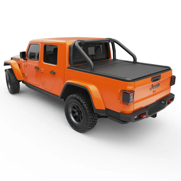EGR 2020 + Jeep Gladiator RollTrac S-Series Black Powder Coated Sports Bar