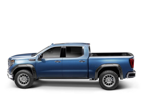 Husky Liners 2019 - 2024 GMC Sierra 1500 (69.9/79.4in. Bed) DRT Style Fender Flares (Smooth) 4pc - Black
