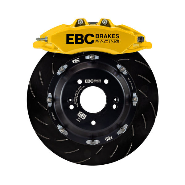 EBC Racing 1992 - 2005 BMW 3-Series E36/E46 Blue & Black & Yellow Apollo-6 Calipers 355mm Rotors Front Big Brake Kit