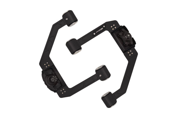 UMI Performance 2015 - 2025 Ford F-150 Adjustable Upper A-Arm Kit - Black / Red