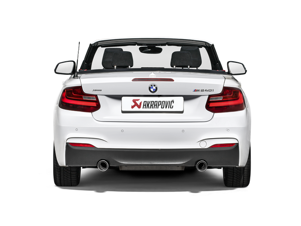 Akrapovic 2016 - 2021 BMW M240i (F22 F23) Evolution Line Cat Back (SS) w/ Carbon Tips and Link Pipe
