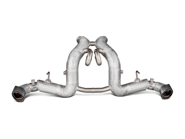 Akrapovic 2016 - 2020 McLaren 540C 570S Slip-On Line (Titanium) w/ Carbon Tips