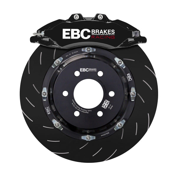 EBC Racing 2023 + Toyota GR Corolla 1.6T Black Apollo-6 Calipers 355mm Rotors Front Big Brake Kit