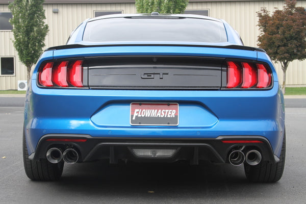 Flowmaster 2018-2023 Mustang GT 5.0L Outlaw Axle-Back Exhaust System - (Factory Active Performance Exhaust Valves)