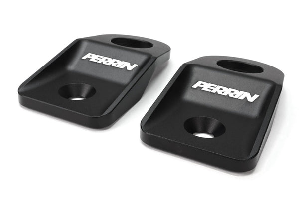 PERRIN 2008 - 2014 Subaru WRX/STI / 2008 - 2011 Impreza / 2008 - 2010 Outback Upper Radiator Bracket Set - Black