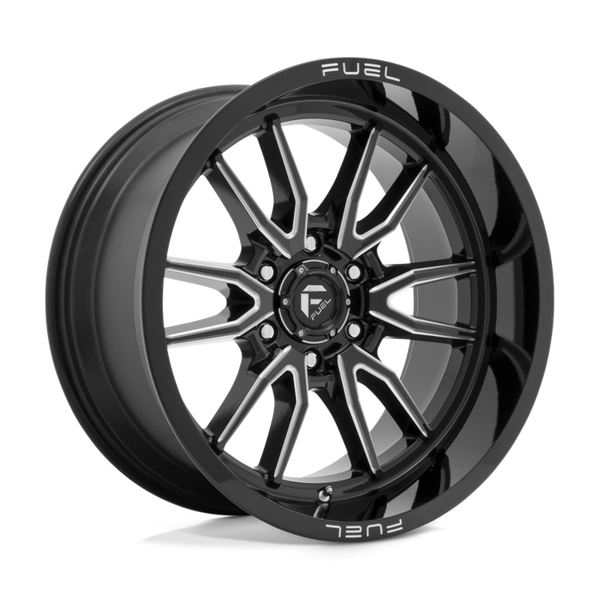Fuel Offroad D761 CLASH Gloss Black Milled 20x10 -18 6x135mm 87.1mm