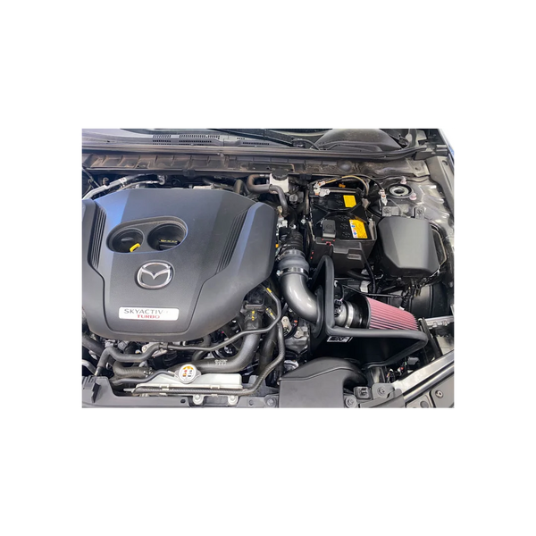 K&N 2021 +  Mazda 3 2.5L Turbo L4 Silver Typhoon Intake