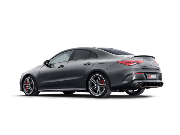 Akrapovic 2024+ Mercedes-AMG CLA 45 / CLA 45 S (C118/x118) Evo Line Cat Back (Titanium) w/ CF Tips