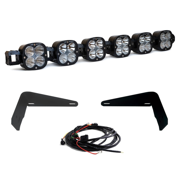 Baja Designs 6XL Linkable Bumper Light Kit - Ford 2021 + Bronco / 2022 + Bronco Raptor w/ OEM Modular Steel Bumper