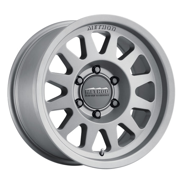 Method MR704 17x8.5 0mm Offset 5x5.5 (5x139.7) 108mm CB Matte Titanium Wheel