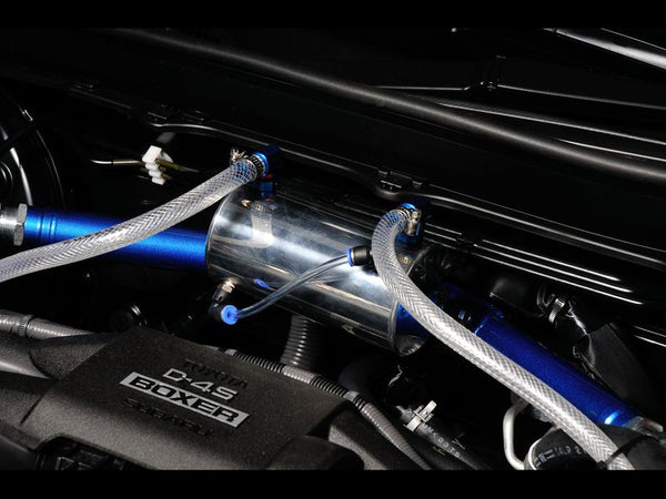 Cusco Oil Catch Can Set Horizontal Mount 0.6L Round Type 2017 - 2021 86 / 2013 - 2021 / 2022 + BRZ /  2013 - 2016 FR-S / 2022 + GR86