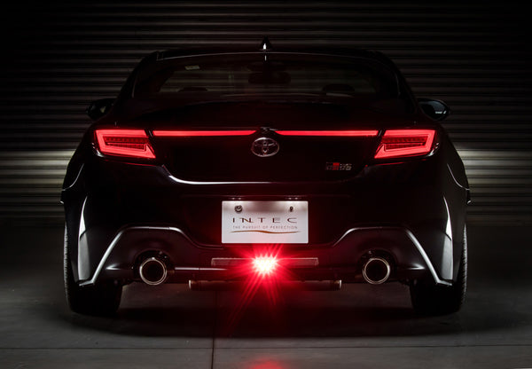 Intec Sequential LED 4pc Taillights w/Center Bar (Clear lens/Black Base/Red Bar) - 2022 + GR86 / BRZ