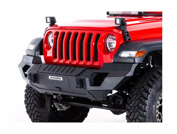 Go Rhino 2007 + Jeep Wrangler JL/JLU/JK/JKU/Gladiator JT Trailline Front Full Width Bumper