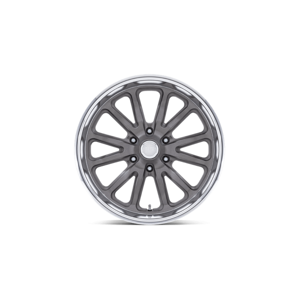 US MAG UC145 RAMBLER 6 Matte Gunmetal Diamond Cut Lip 20x8 +1 6x139.7mm 106.1mm