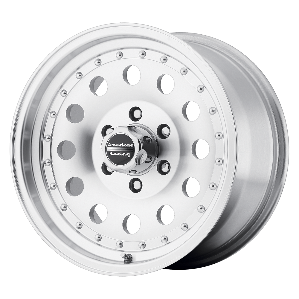 American Racing AR62 OUTLAW II Machined W/ Clear Coat 16x7 -8 8x165.1mm 130.8mm