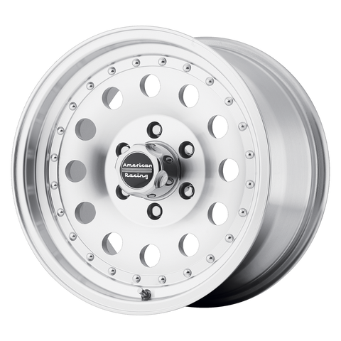 American Racing AR62 OUTLAW II Machined W/ Clear Coat 16x7 -8 8x165.1mm 130.8mm