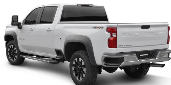 Bushwacker 2020 + Chevrolet Silverado 2500/3500 Extend-A-Fender Style Flares 4pc - Black