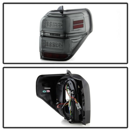 Spyder Toyota 4Runner 2010 - 2023 LED Tail Lights - Sequential Turn Signal - Smoke ALT-YD-T4R10-SEQ-SM