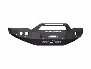 Road Armor 2019 - 2024 Ram 2500 / 3500 Stealth Front Winch Bumper w/Pre-Runner Guard/6 Sensor Holes - Black