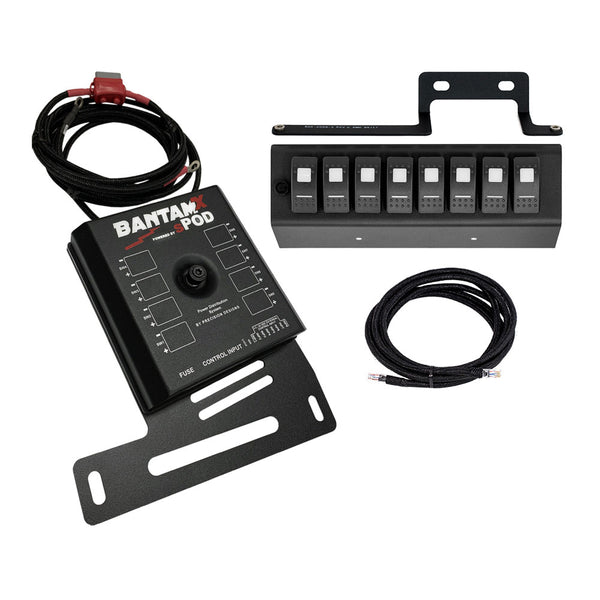 Spod 2009 - 2018 Jeep Wrangler JK BantamX w/ Blue LED Switch Panel